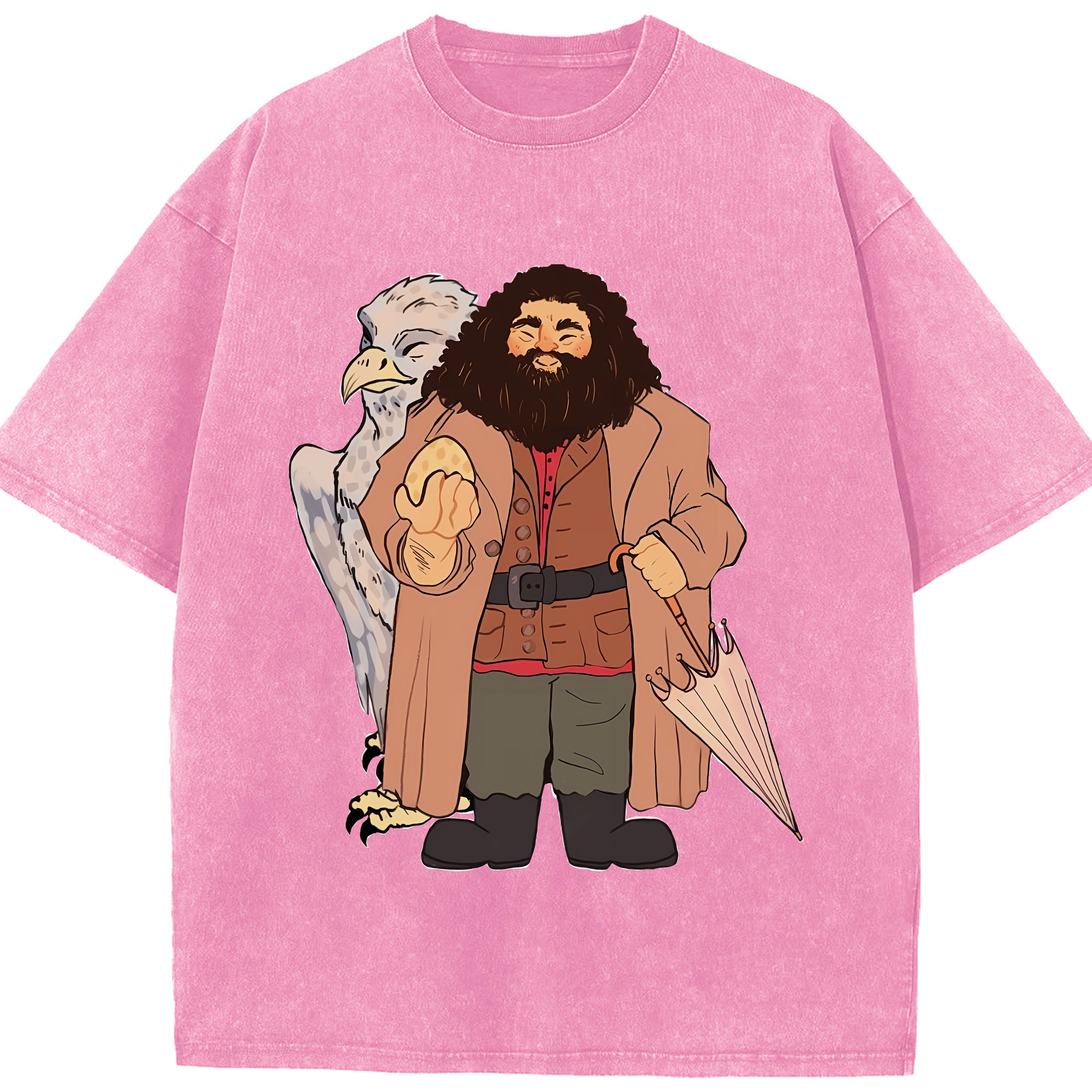 （画像用） Harry Potter ハリー・ポッターシリーズ 綿100% ヴィンテージ風 半袖Tシャツ（フロントプリント）